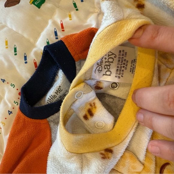 Fleece footies - Picture 2 of 2